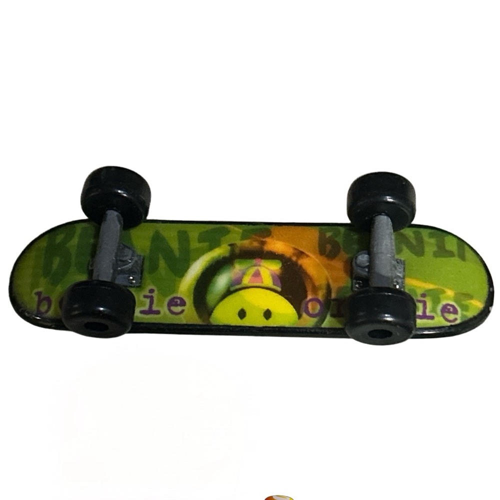 Unbranded Fingerboard Skateboard One Size Green Orange